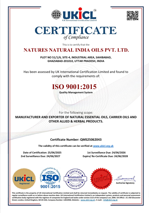 ISO 9001:2015 Certificate
